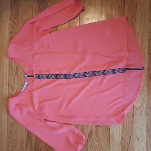 Salmon blouse